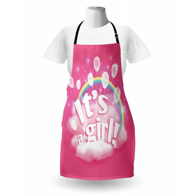 Its a Girl Words Apron