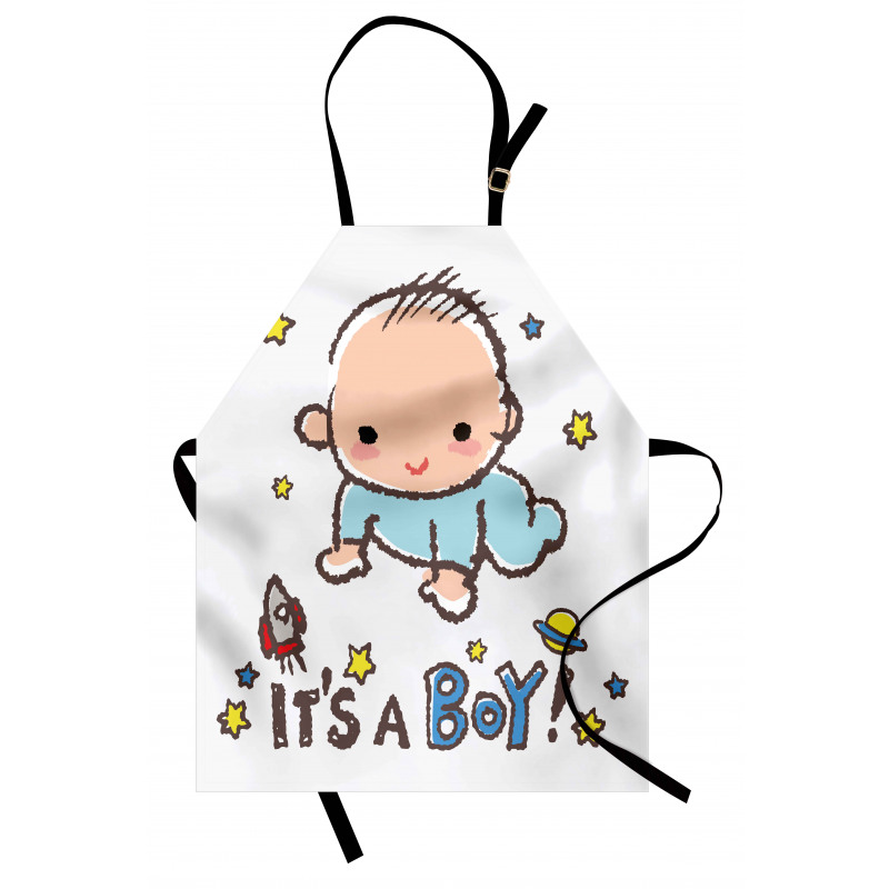 Baby Boy Gender Apron