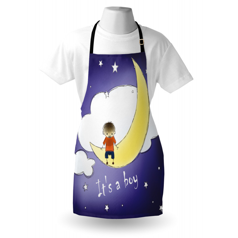 Boy Baby Sky Greeting Apron