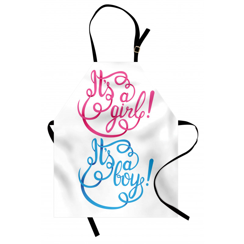 It's a Girl Boy Apron