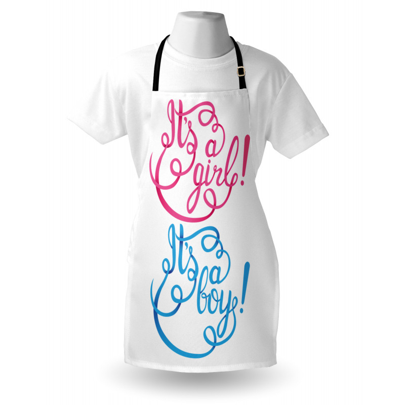 It's a Girl Boy Apron