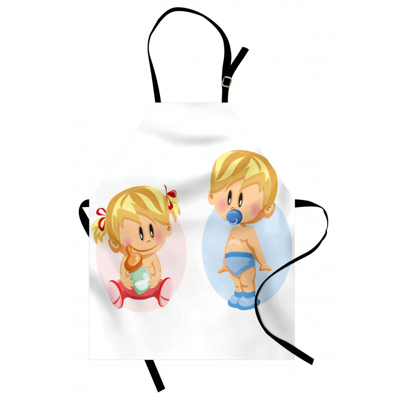 Happy Babies Playing Apron