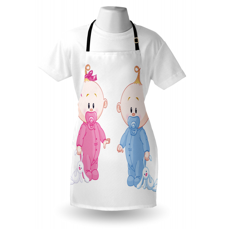 Boy Girl Bunny Apron