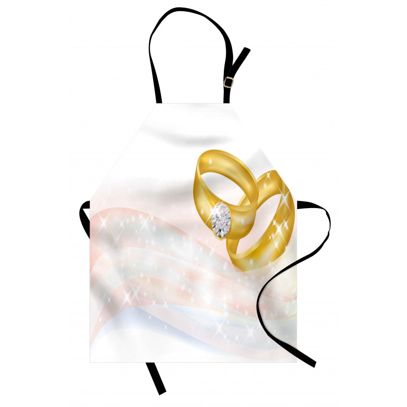 2 Rings Abstract Apron