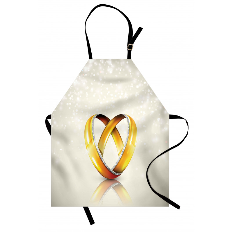 Pair of Rings Marriage Apron