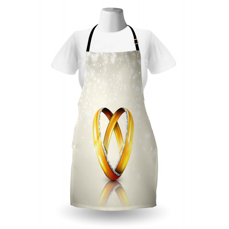 Pair of Rings Marriage Apron