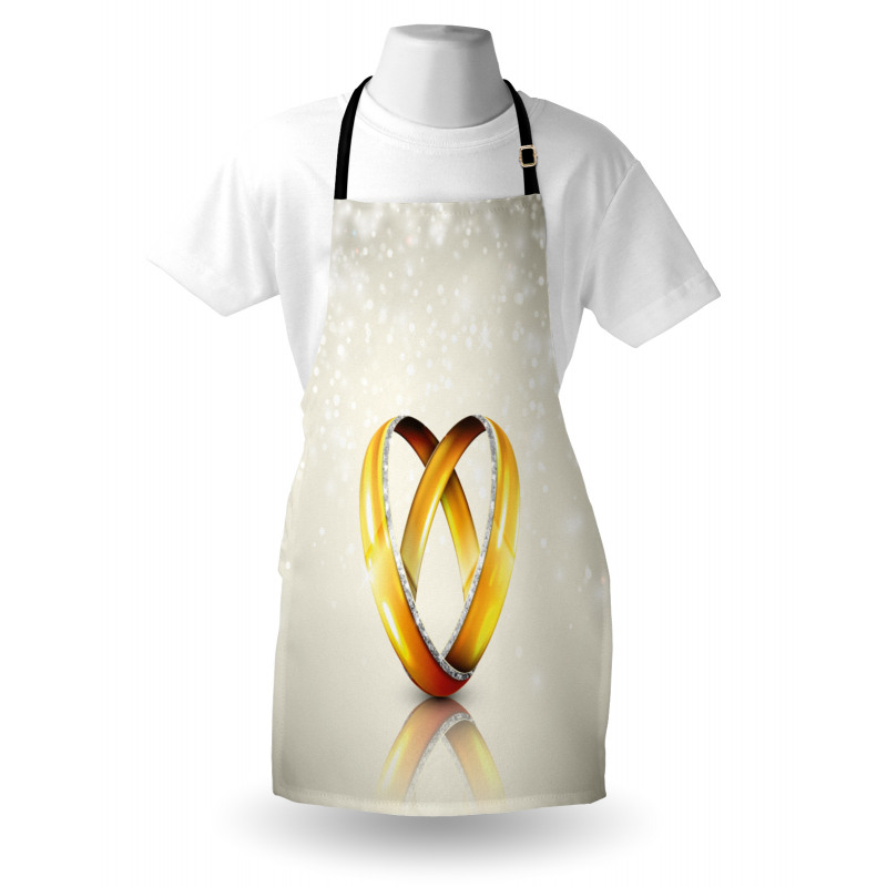 Pair of Rings Marriage Apron