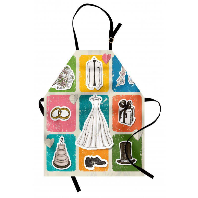 Wedding Theme Poster Apron