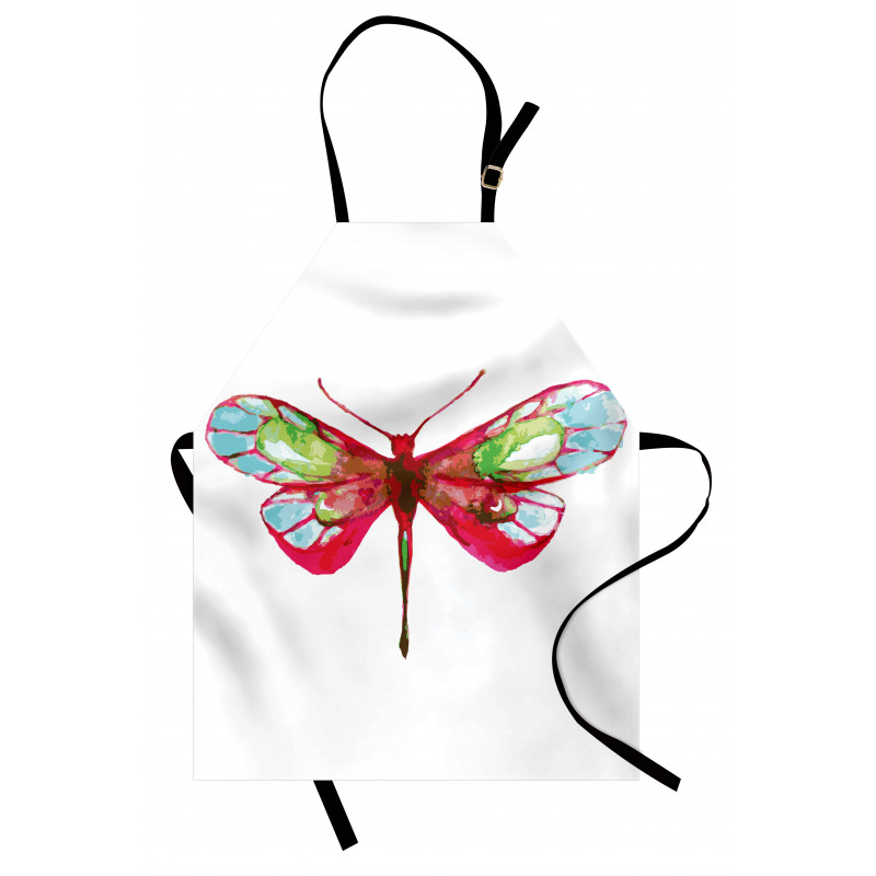 Watercolor Dragonfly Apron