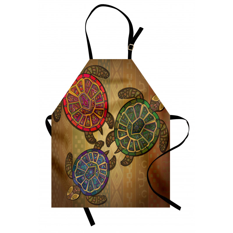 3 Turtles Ornamental Apron