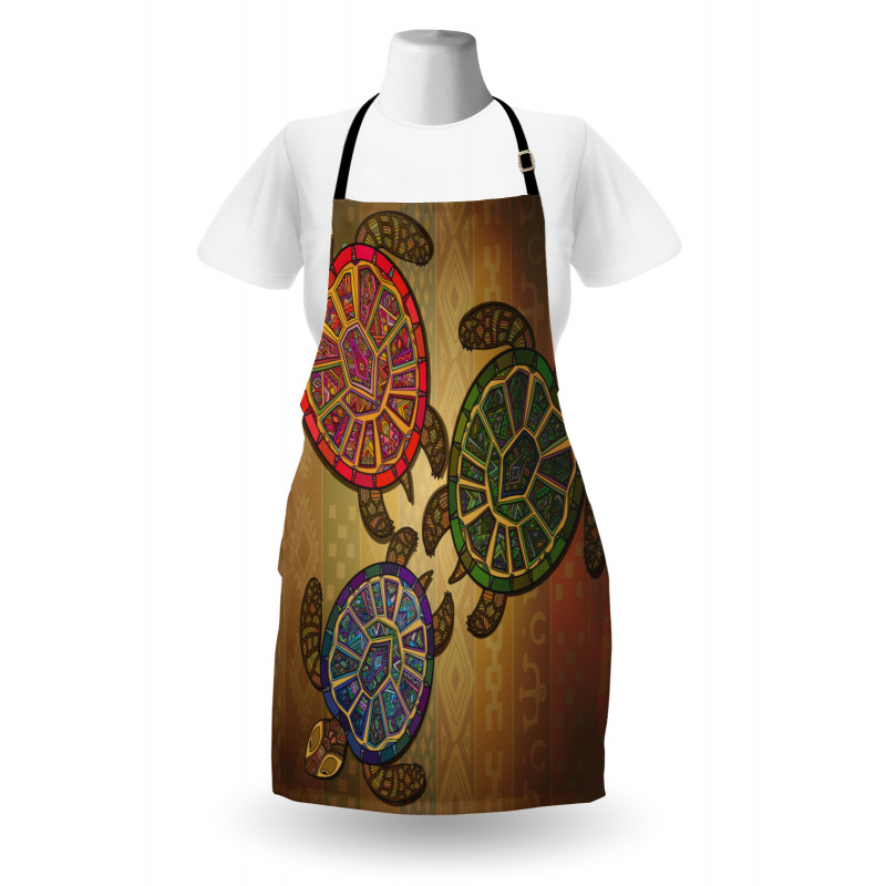 3 Turtles Ornamental Apron