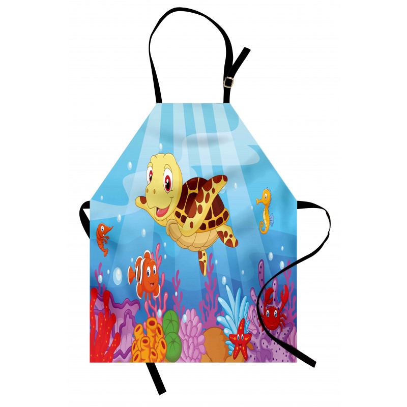 Baby Turtle Fishes Apron