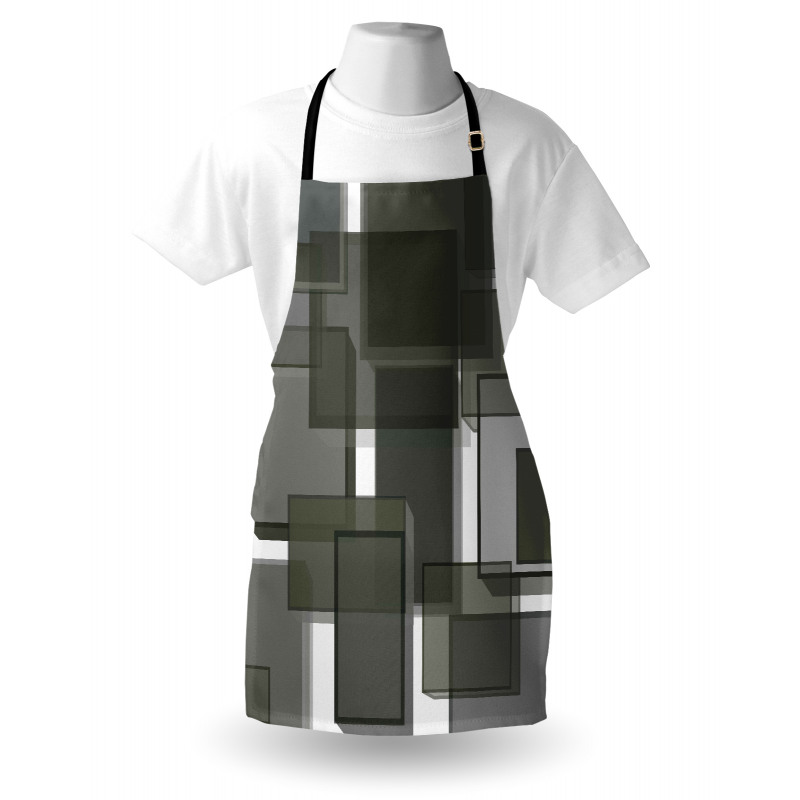 Cubes Modern Abstract Apron