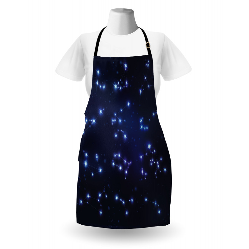 Galaxy and Signs Apron
