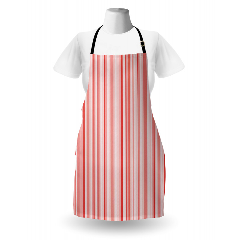 Vertically Striped Retro Apron