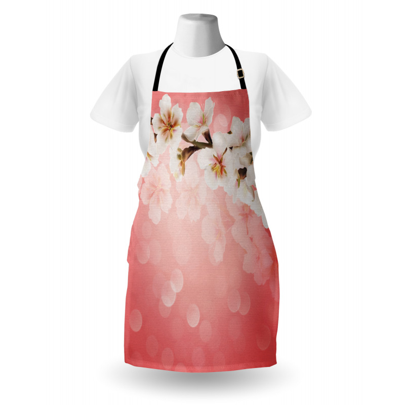 Blossoming Sakura Branch Apron