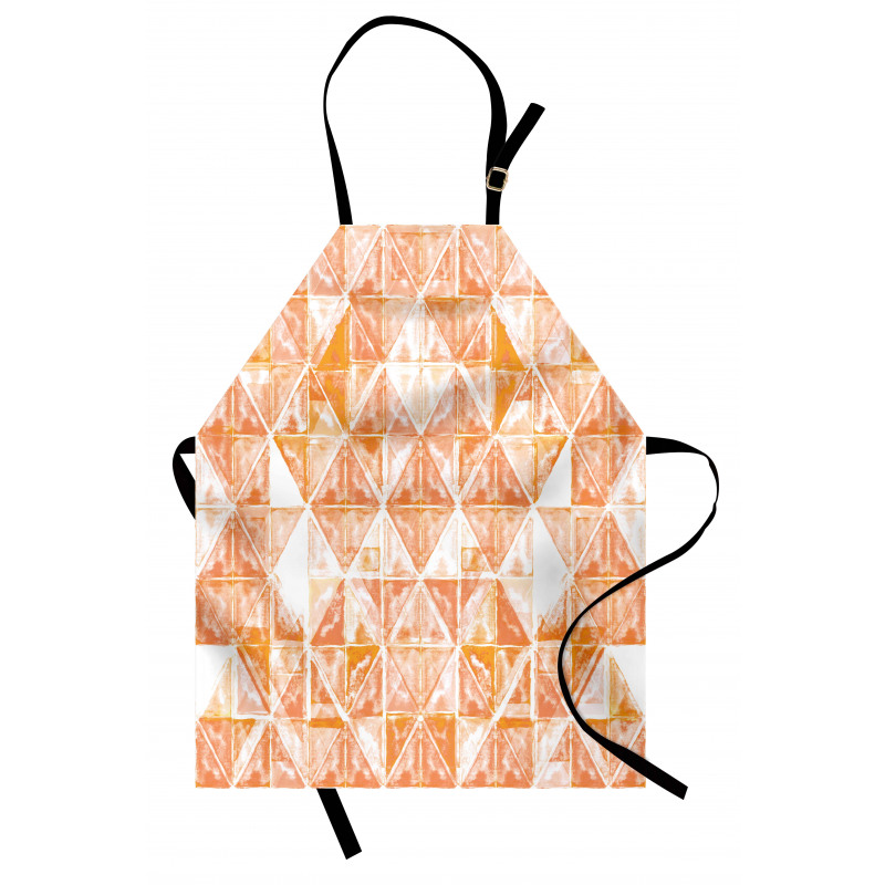 Triangular Grid Artwork Apron