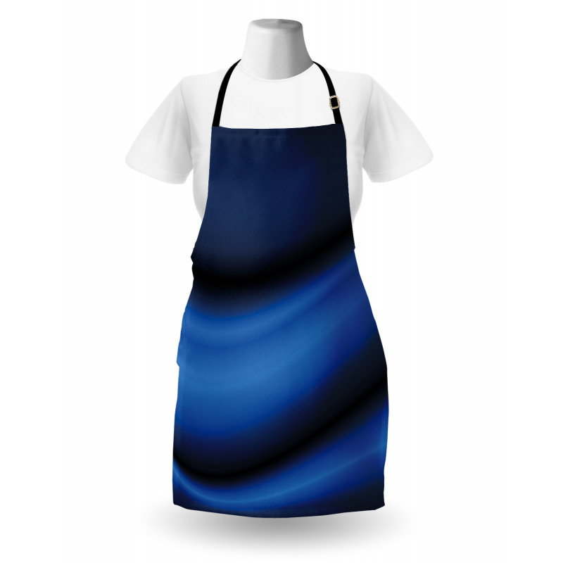 Abstract Wavy Blurry Apron