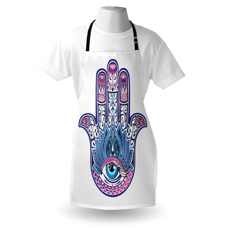 All Seeing Eye Lotus Motif Apron