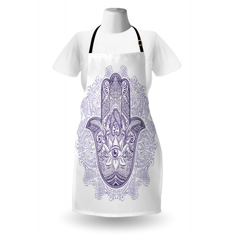 Ornate Hamsa Paisley Apron