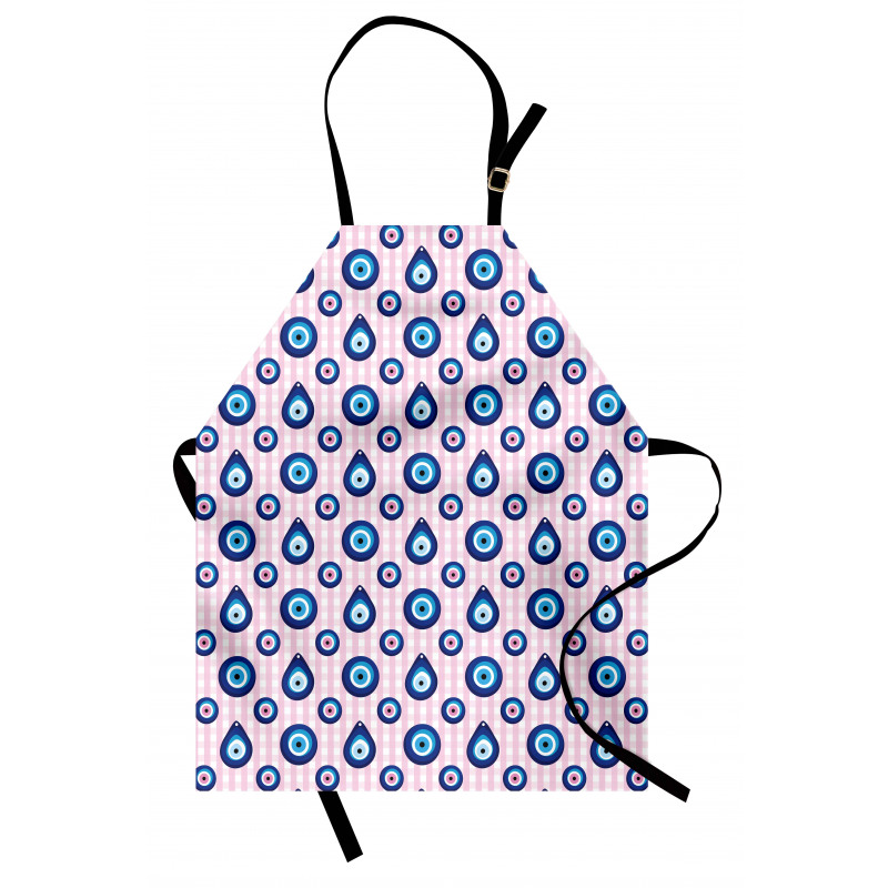 Bead Shapes Checkered Apron