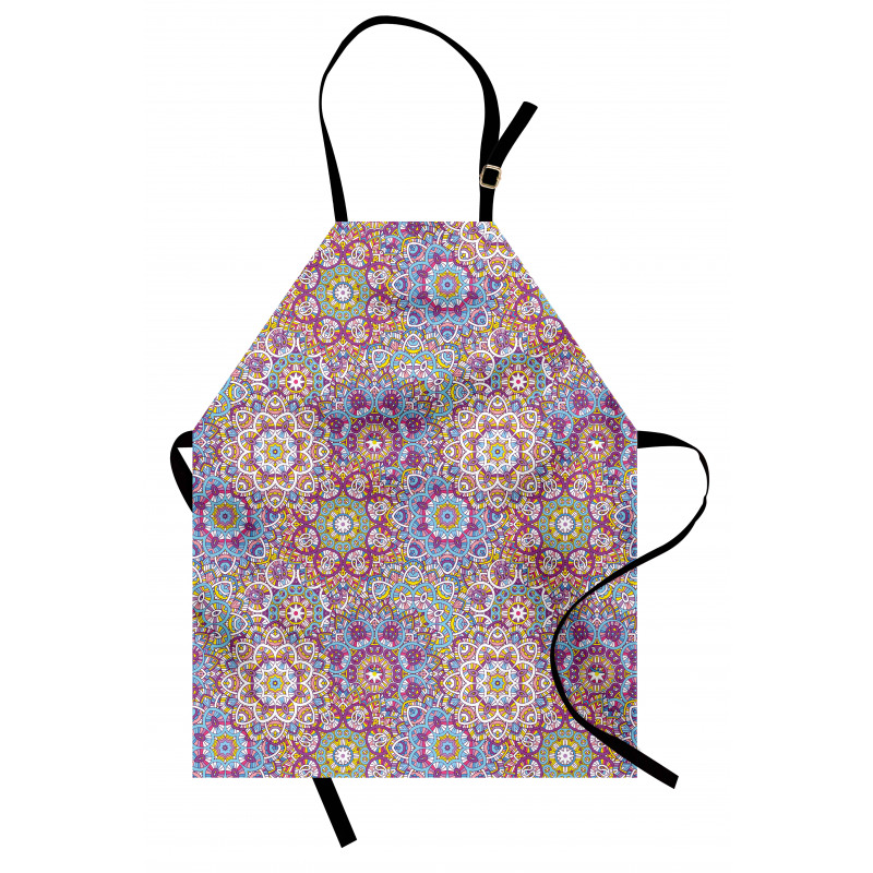 Colorful Mandala Paisley Apron