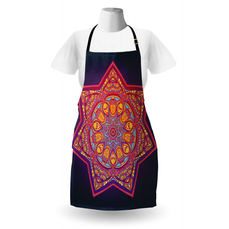 Geometric Tibetan Mandala Apron