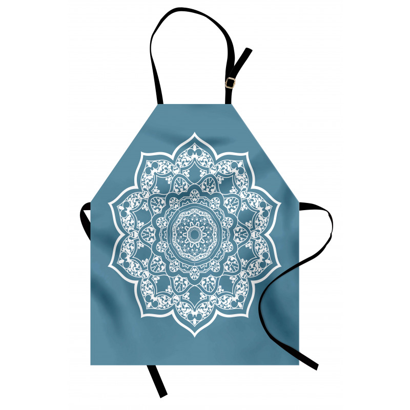 Lace Style Royal Round Apron