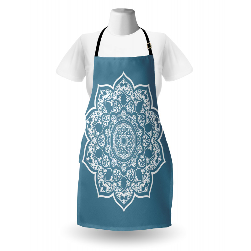 Lace Style Royal Round Apron