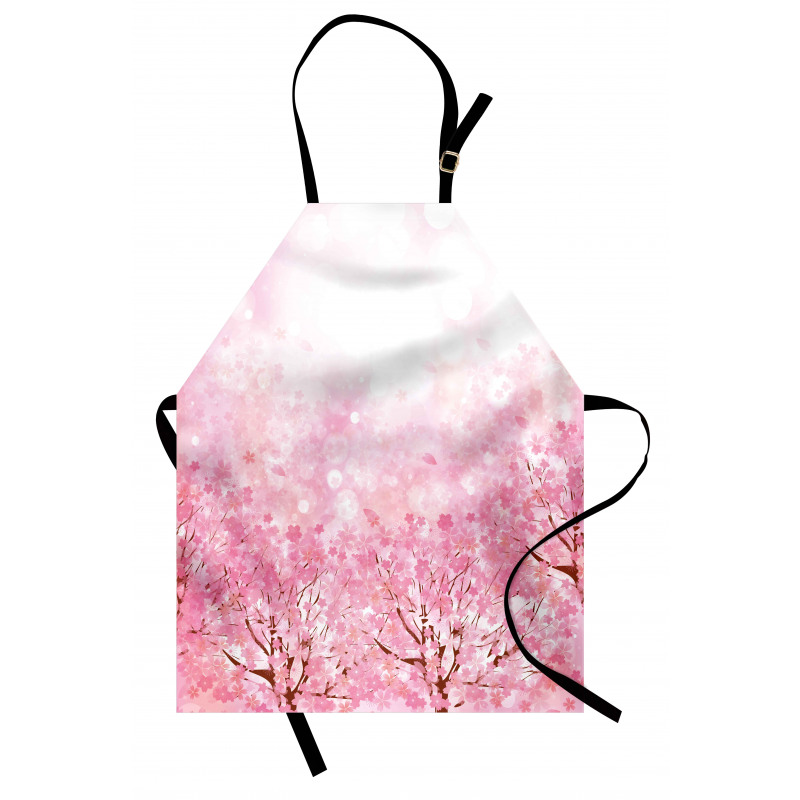 Romatic Sakura Tree Apron