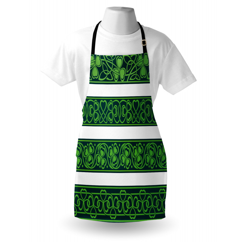 Shamrock Borders Art Apron