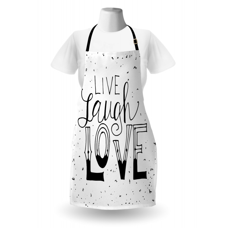 Words Hipster Apron