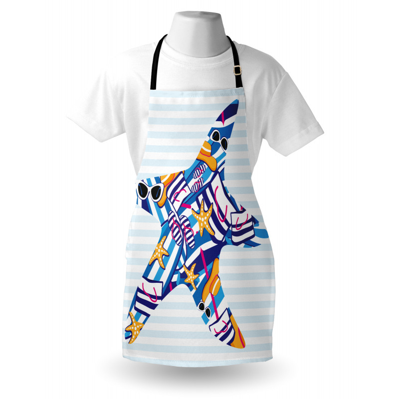 Cartoon Sea Star Apron