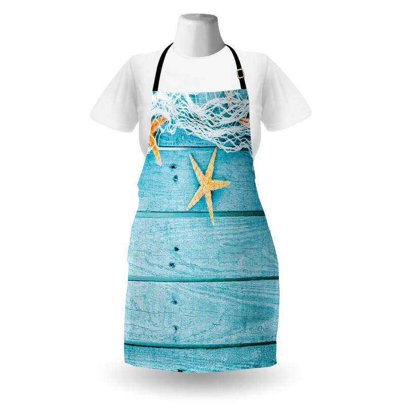 Rustic Fish Net Apron