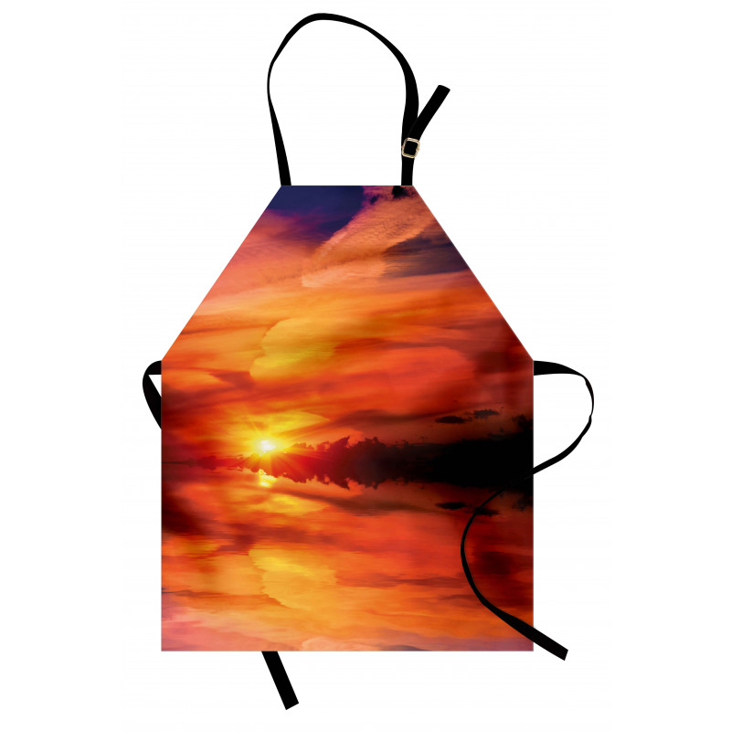 Dramatic Sunset Lake Apron