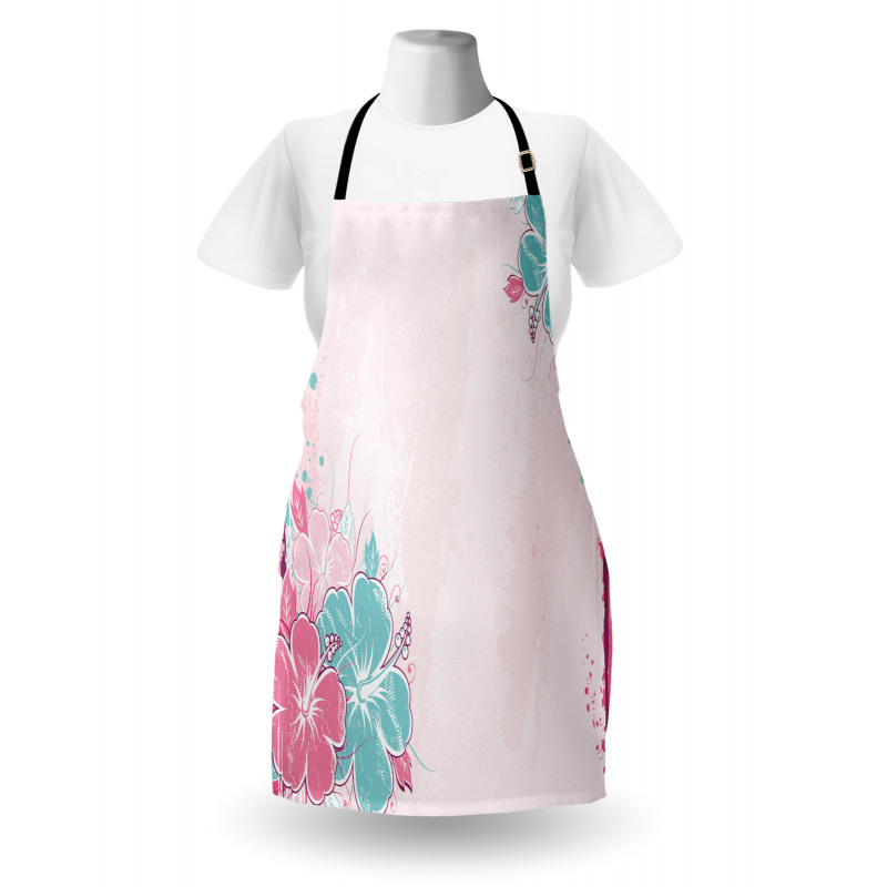 Bouquet of Hibiscus Art Apron