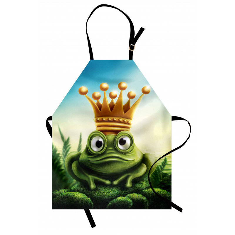 Frog Prince on Moss Stone Apron