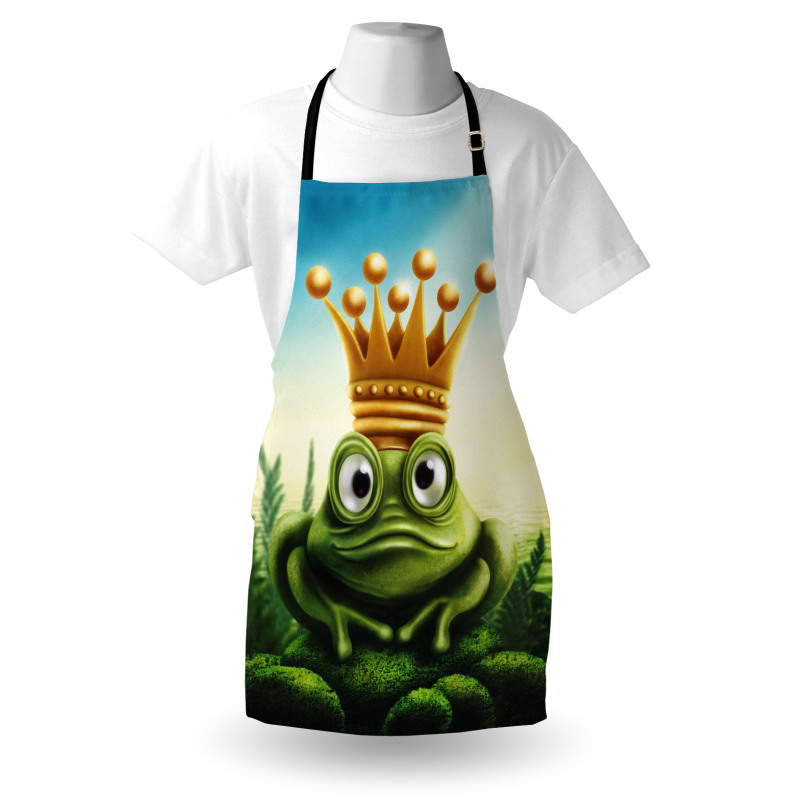 Frog Prince on Moss Stone Apron