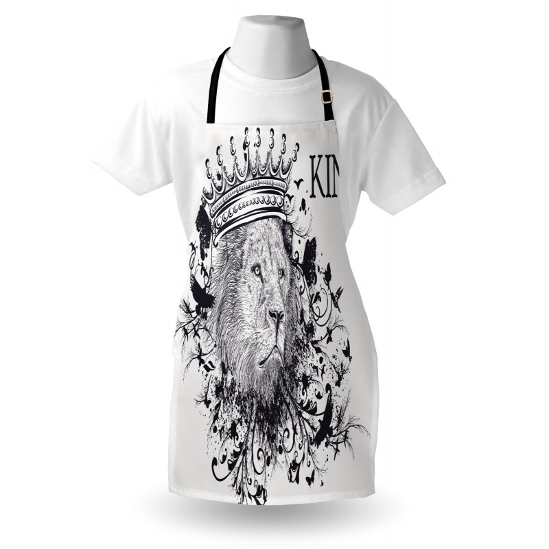 Reign of the Jungle Lion Apron