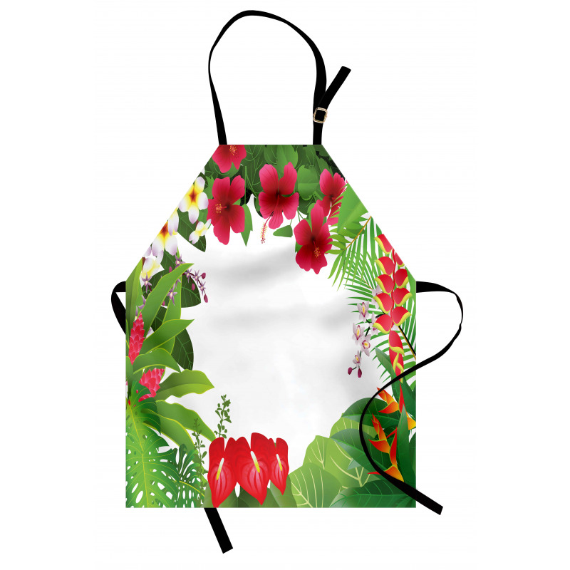 Plumeria Crepe Gingers Apron