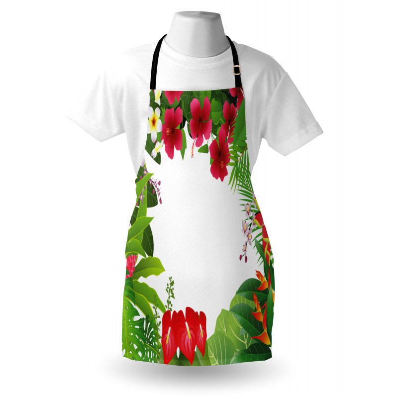 Plumeria Crepe Gingers Apron