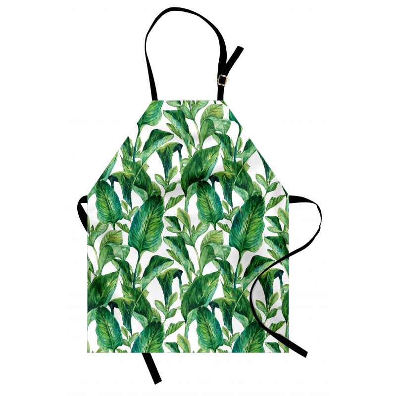 Watercolored Banana Tree Apron