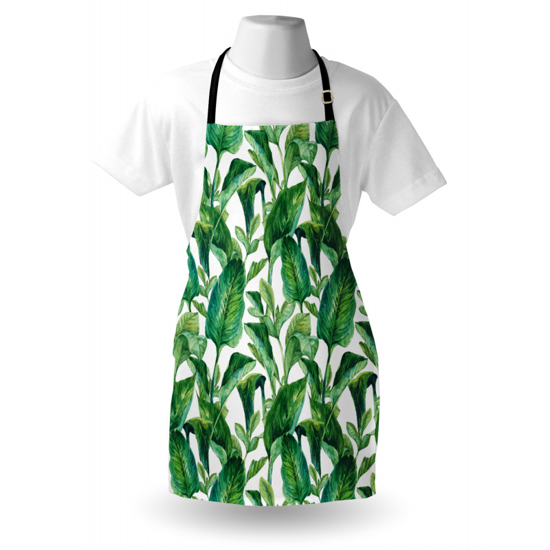 Watercolored Banana Tree Apron