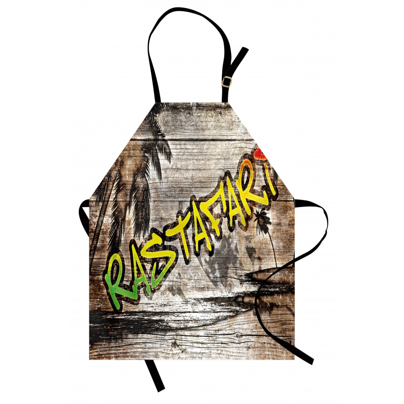 Rastafari Street Graffiti Apron