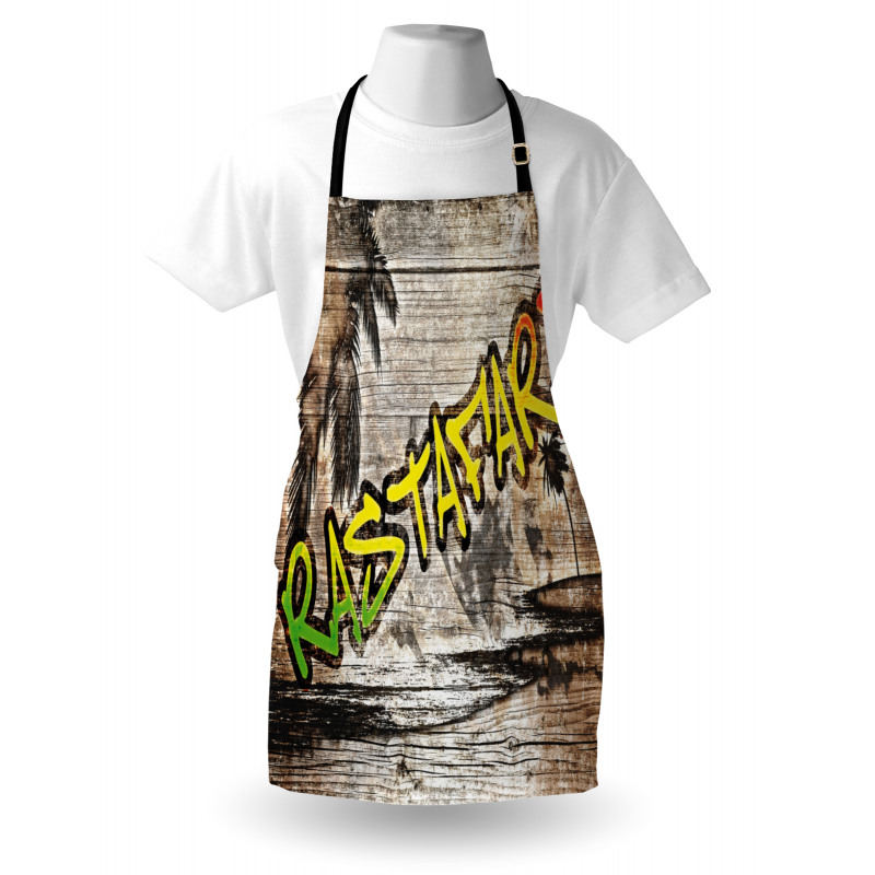 Rastafari Street Graffiti Apron