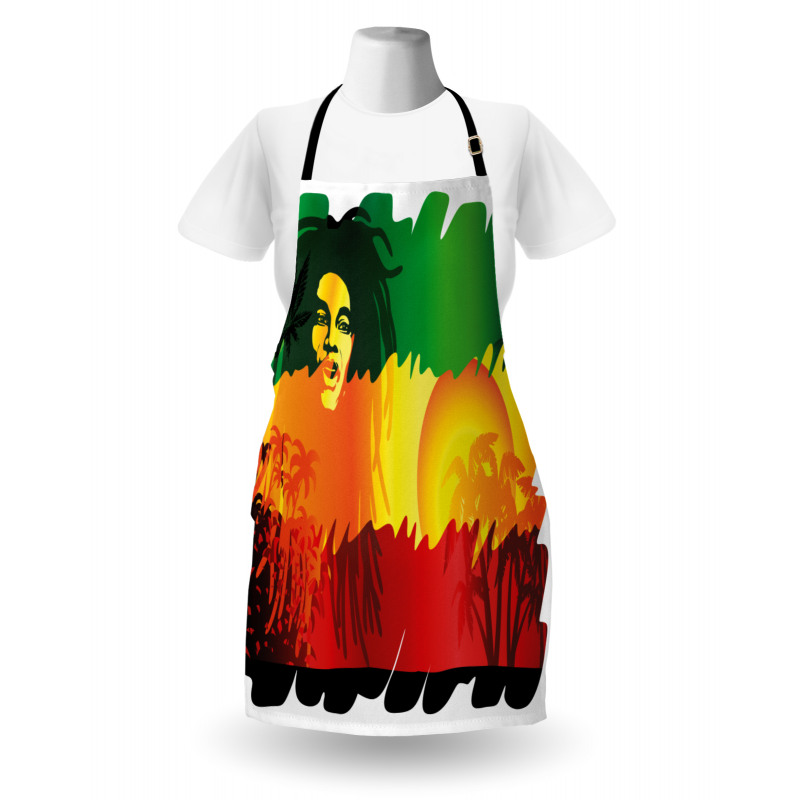 Müzik Mutfak Önlüğü Bob Marley ve Reggae