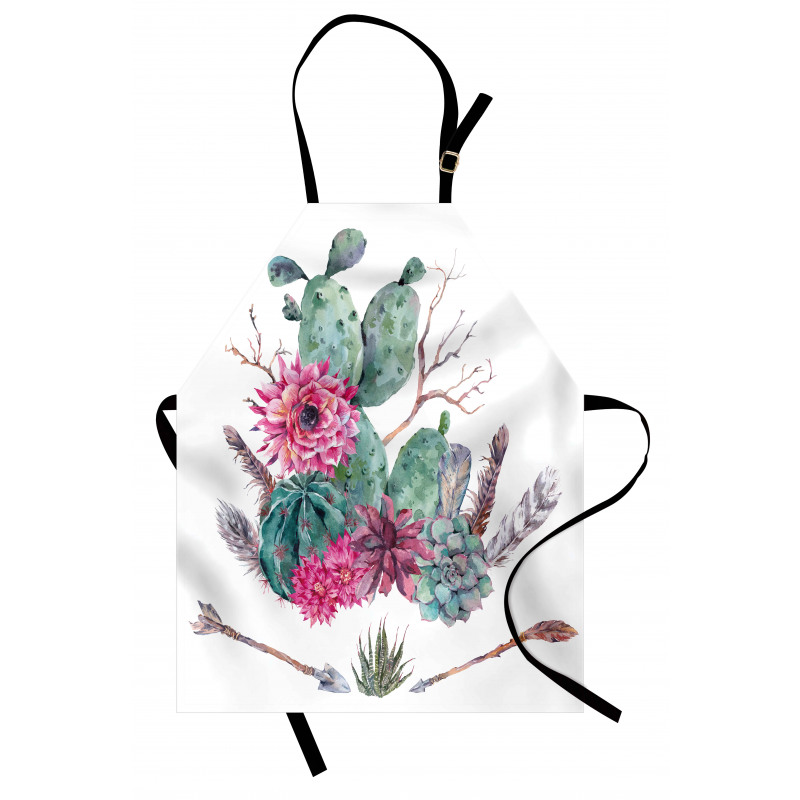 Exotic Bouquet Vintage Apron