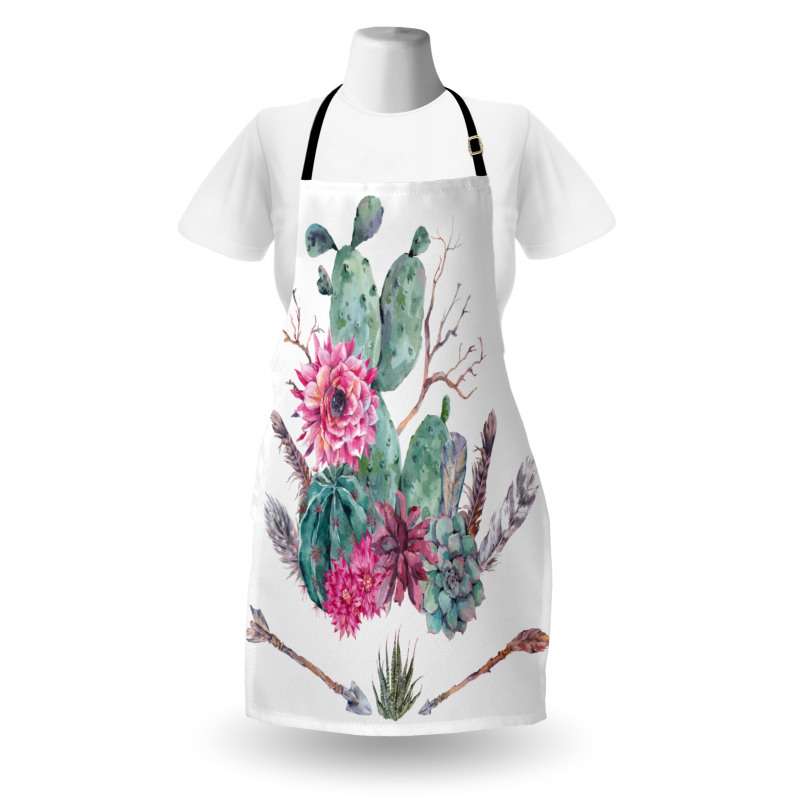 Exotic Bouquet Vintage Apron