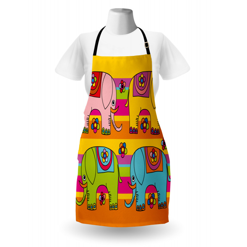Funky Floral Apron