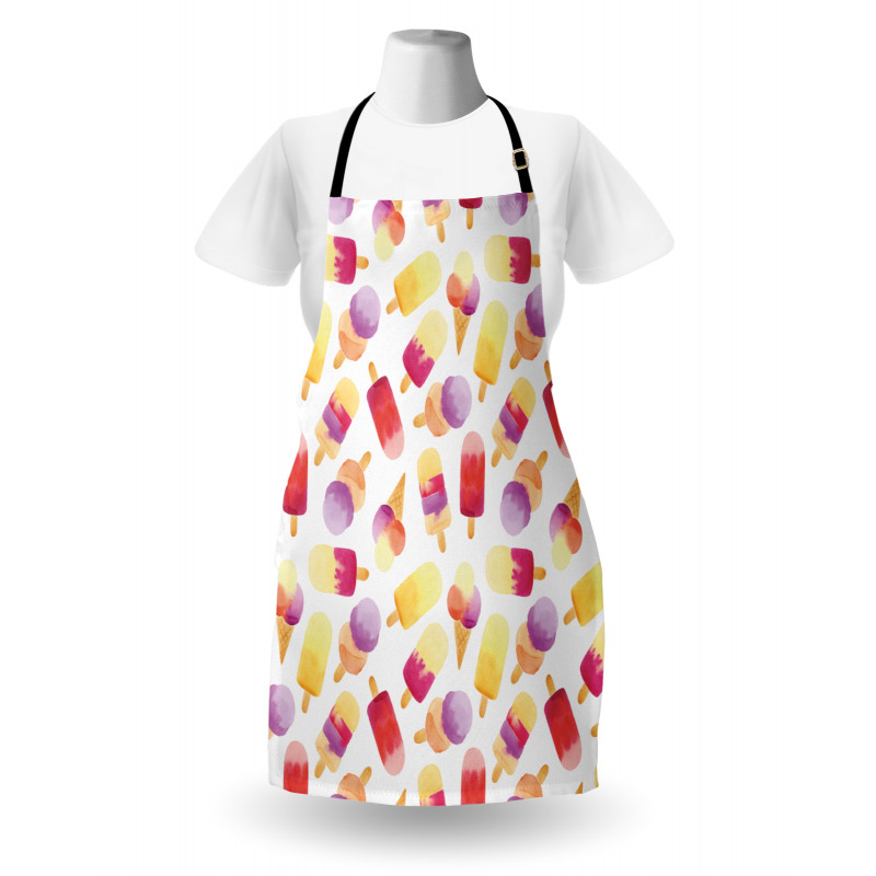 Watercolor Cone Apron